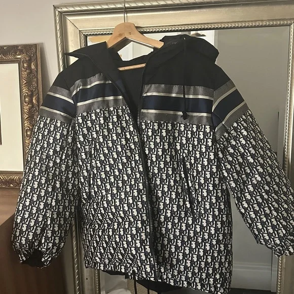 Dior reversible long puffer jacket